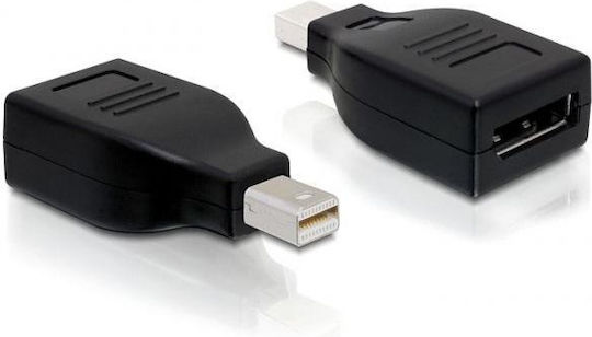 DeLock Μετατροπέας mini DisplayPort male σε DisplayPort female 1τμχ 65238