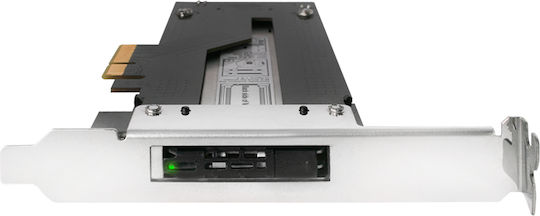 Icy Dock ToughArmor Πλαίσιο Για Σκληρούς Δίσκους M.2 NVMe SSD to PCIe 3.0 x4 Removable Frame Μαύρο MB840M2P-B