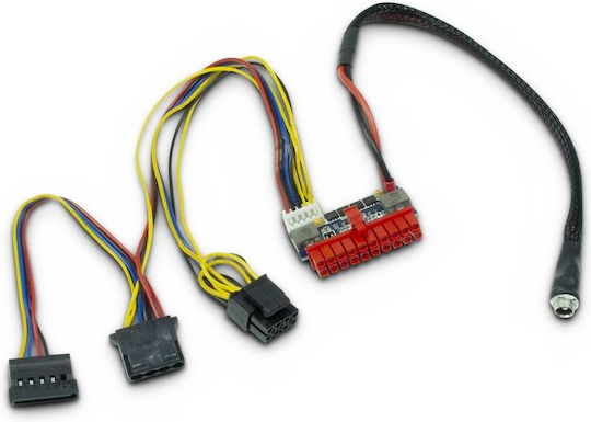 Inter-Tech 4-Pin Molex / 20-Pin ATX / 15-Pin Sata - 4-Pin Molex / 15-Pin Sata Cable 0.4m Πολύχρωμο 88882193