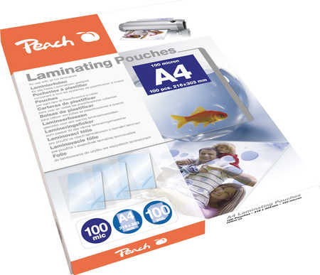 Peach Ζελατίνες Πλαστικοποίησης PP500-02 A4 100 microns 100τμχ