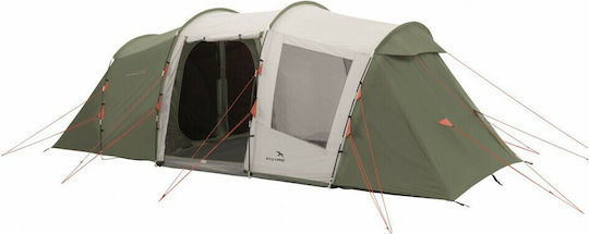 Easy Camp Huntsville 600 Twin Σκηνή Camping Τούνελ Πράσινη με Διπλό Πανί 3 Εποχών για 6 Άτομα 605x240x200εκ. 120409