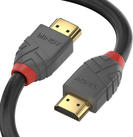 Lindy Cable HDMI male - HDMI male 2m Μαύρο 36963