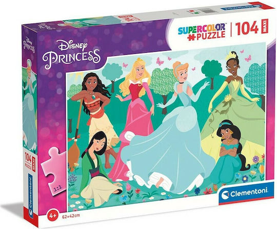 Παιδικό Puzzle Supercolor Princess για 4+ Ετών 104pcs 23767 Clementoni