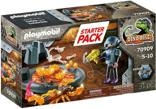 Playmobil Dino Rise Πολεμώντας τον Σκορπιό της Φωτιάς για 5-10 ετών 70909