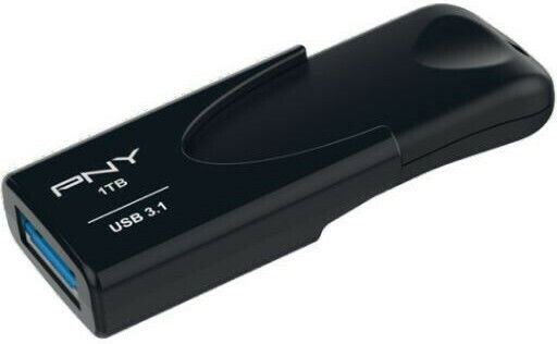 PNY Attaché 4 1TB USB 3.1 Stick Μαύρο