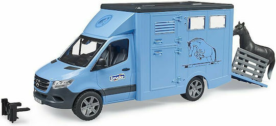 Bruder Mercedes Sprinter Μεταφοράς Αλόγων Αυτοκινητάκι 1:16 για 3+ Ετών