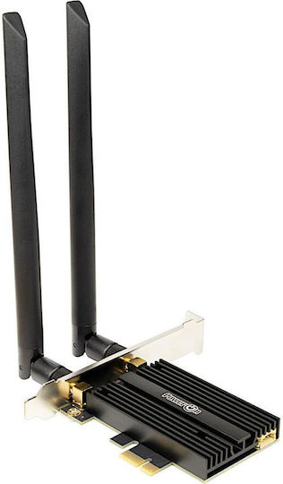 Inter-Tech DMG-36 Ασύρματη Κάρτα Δικτύου Wi‑Fi 6E (5400Mbps) PCI-e