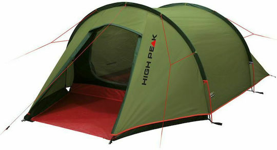 High Peak Kite 2 LW Σκηνή Camping Τούνελ Ορειβασίας Πράσινη με Διπλό Πανί 4 Εποχών για 2 Άτομα Αδιάβροχη 3000mm 230x120x90εκ. 10343