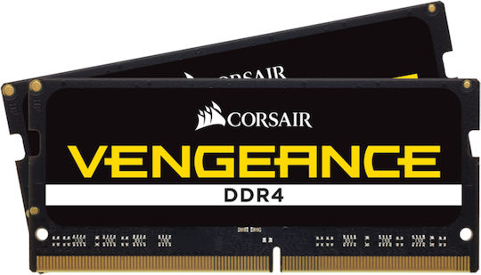 Corsair Vengeance DDR4 32GB RAM με 2x16GB Modules και Ταχύτητα 3200 για Laptop CMSX32GX4M2A3200C22