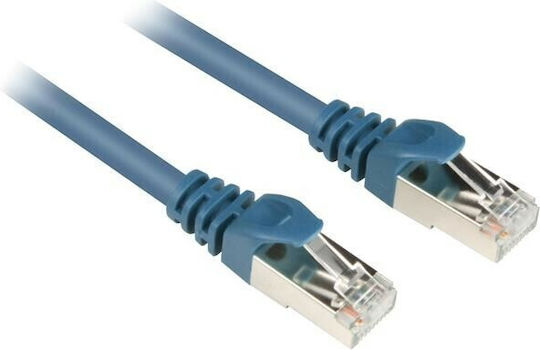 Sharkoon S/FTP Cat.6 Καλώδιο Δικτύου Ethernet 1.5m Μπλε (4044951017850)