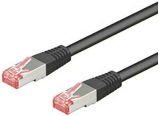 Goobay S/FTP Cat.6 Καλώδιο Δικτύου Ethernet 0.5m Μαύρο 1τμχ 68687