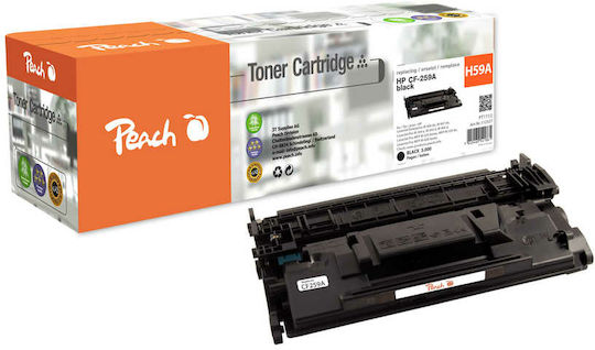 Peach Συμβατό Toner για Laser Εκτυπωτή HP 59A CF259A 3000 Σελίδων Μαύρο
