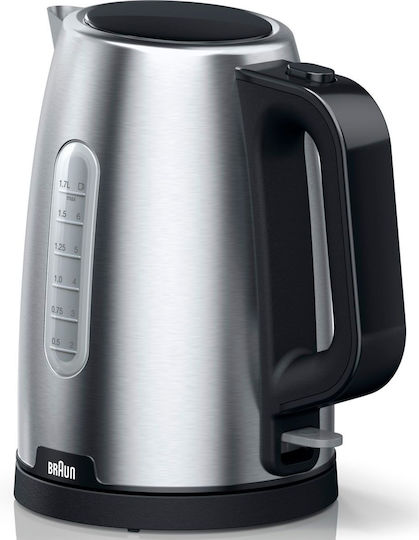 Braun Purshine Βραστήρας 1.7lt 2000W Μαύρος
