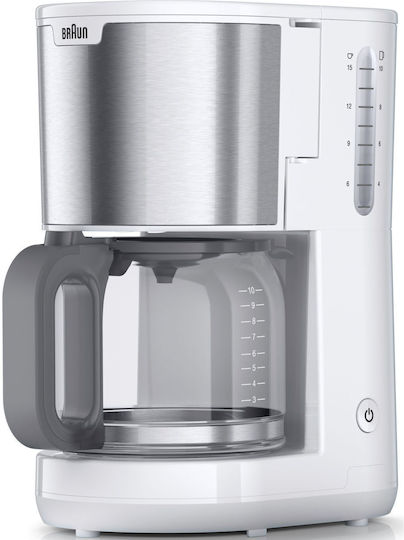 Braun KF 1500 0X13211066 Καφετιέρα Φίλτρου 1000W White