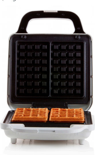 Domo DO9222W Βαφλιέρα 2 Θέσεων σε Ορθογώνιο Σχήμα 900W