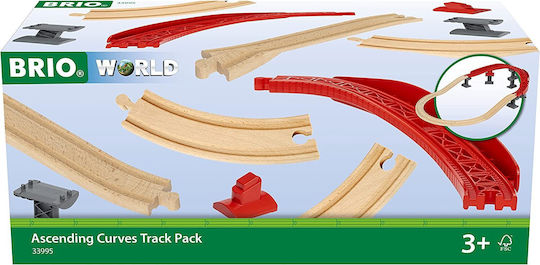 Brio Toys Ράγες Σιδηρόδρομου από Ξύλο για 3+ Ετών 33995