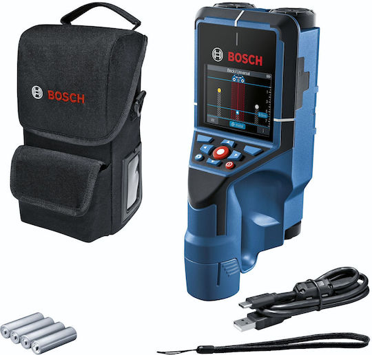 Bosch D-Tect 200 C Ψηφιακός Ανιχνευτής Καλωδίων, Μετάλλου & Ξύλου