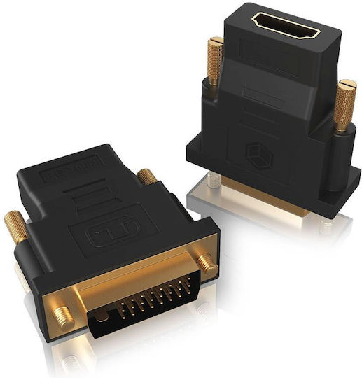 Icy Box IB-AC552 Μετατροπέας DVI-D male σε HDMI female 1τμχ