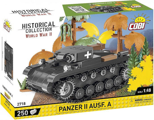 Cobi Τουβλάκια Historical Collection WWII Panzer II Ausf. A για 7+ Ετών 250τμχ COBI-2718