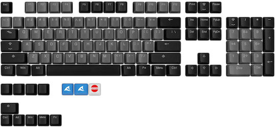 Sharkoon SKILLER SAC20 114 PBT ANSI Keycaps