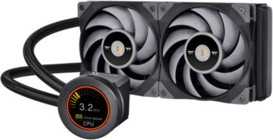 Thermaltake Toughliquid Ultra 240 Sync Υδρόψυξη Επεξεργαστή Διπλού Ανεμιστήρα 120mm για Socket AM4/1200/115x με RGB Φωτισμό