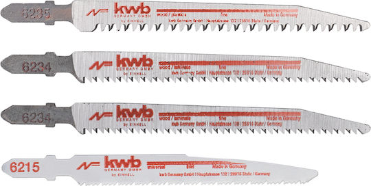 KWB 625427 Λάμες για Ξύλο 4τμχ