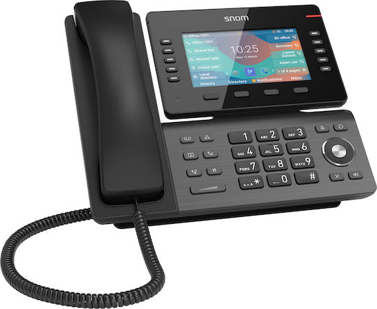 Snom D865 Ενσύρματο Τηλέφωνο IP 12 γραμμών Μαύρο