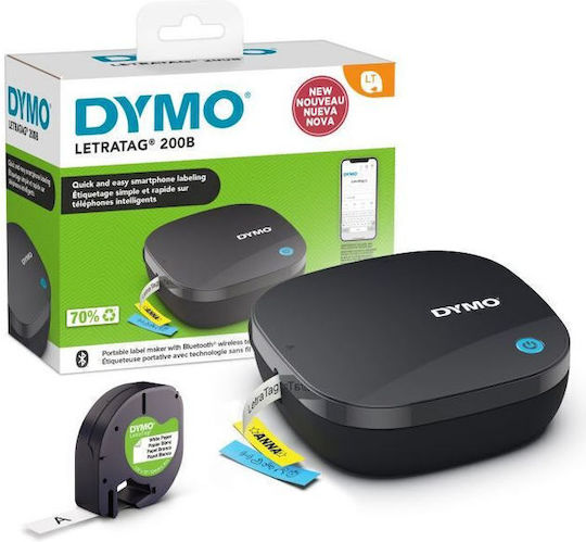Dymo LetraTag LT-200 B Ηλεκτρονικός Ετικετογράφος Χειρός σε Μπλε Χρώμα 2172855