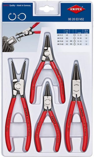 Knipex Τσιμπίδες Ασφαλείας Μήκους 195mm 4τμχ 00 20 03 V02