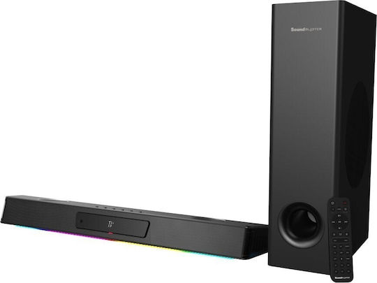 Creative SoundBlaster Katana V2X Soundbar 5.1 με Τηλεχειριστήριο Μαύρο