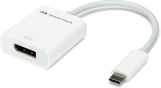 OWC Μετατροπέας USB-C male σε DisplayPort female Λευκό 1τμχ NWTADPTCDP14