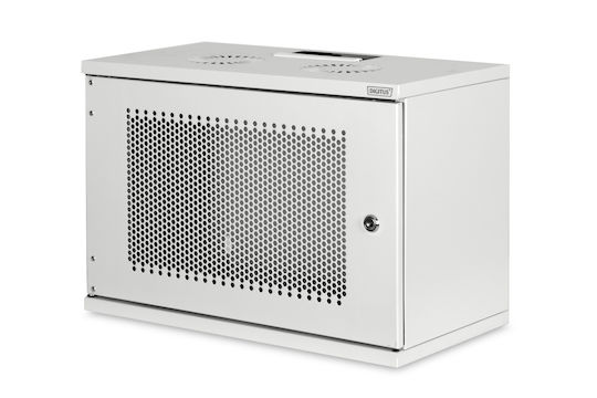 Digitus Επιτοίχια Καμπίνα Rack 7U 54x40x37cm Γκρι DN-19-07U-S-PD