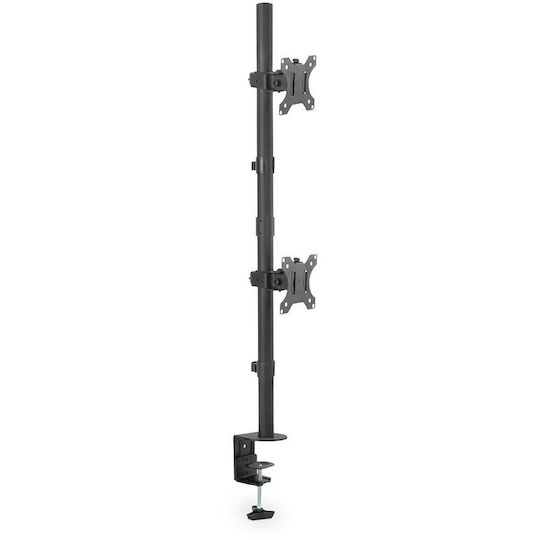 Digitus Επιτραπέζια Βάση για 2 Οθόνες έως 32" με Βραχίονα (DA-90438)
