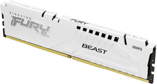 Kingston Fury Beast DDR5 με Module 1x32GB και Ταχύτητα 5600 για Desktop KF556C36BWE-32