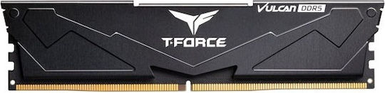 TeamGroup Vulcan Schwarz DDR5 με Module 1x16GB και Ταχύτητα 5200 για Desktop FLBD516G5200HC40C01