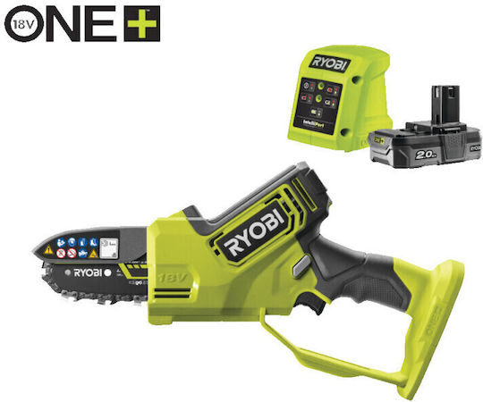 Ryobi RY18PSX10A-120 Κλαδευτικό Αλυσοπρίονο Μπαταρίας 18V 1.63kg με Λάμα 10cm 5133005434