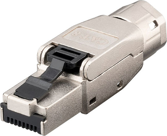 Goobay Βύσμα RJ-45 male STP tool-free Ασημί 61130