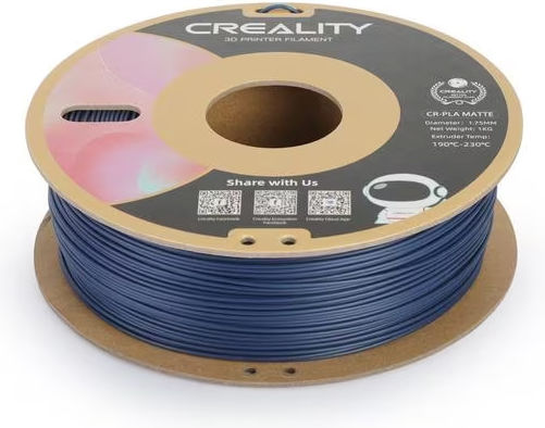Creality3D CR PLA 3D Printer Filament 1.75mm Matte Navy Blue 1kg 3301010298 (Spool)