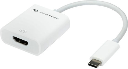 OWC Μετατροπέας USB-C male σε HDMI female Λευκό 1τμχ NWTADPTCHDMI2
