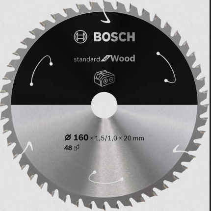 Bosch Δίσκος Κοπής Ξύλου 160mm 2608837678