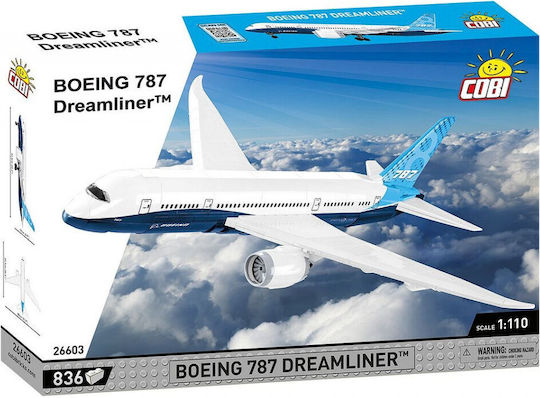 Cobi Τουβλάκια Boeing 787-8 Dreamliner για 9+ Ετών 836τμχ COBI-26603
