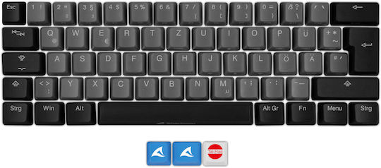 Sharkoon SKILLER SAC20 S4 ANSI 62 PBT keycaps 4044951037452