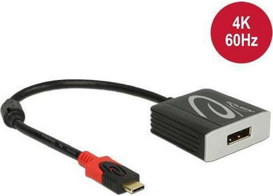 DeLock Μετατροπέας USB-C male σε DisplayPort female (63312)