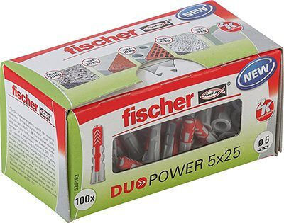 fischer Ούπα Πλαστικό 5x25mm 100τμχ 535452