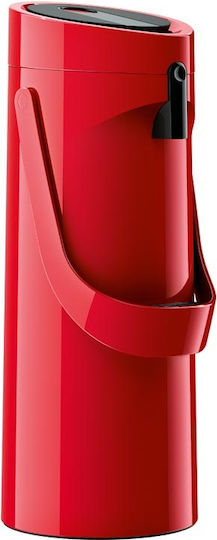 Emsa PONZA Μπουκάλι Θερμός Ανοξείδωτο 1.9lt Κόκκινο με Λαβή 515708