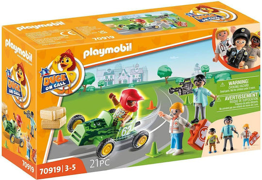 Playmobil Duck On Call Διάσωση στα Go-Kart για 3 ετών 70919