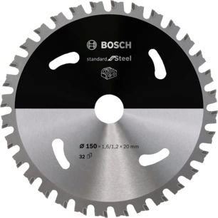 Bosch Δίσκος Κοπής Ξύλου 150mm 2608837748