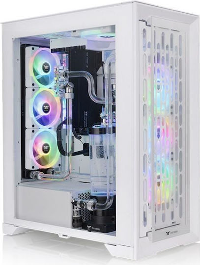 Thermaltake CTE T500 TG ARGB Snow Gaming Full Tower Κουτί Υπολογιστή Λευκό