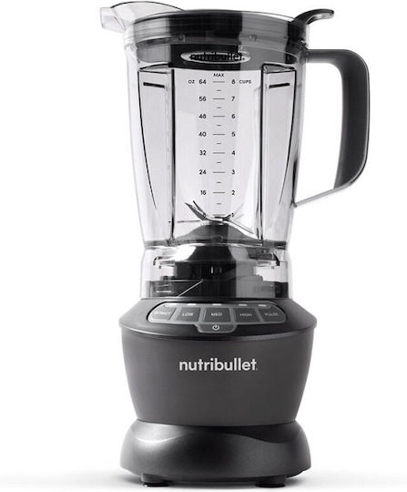 NutriBullet Μπλέντερ για Smoothies 1.8lt 1200W Μαύρο NBF500DG