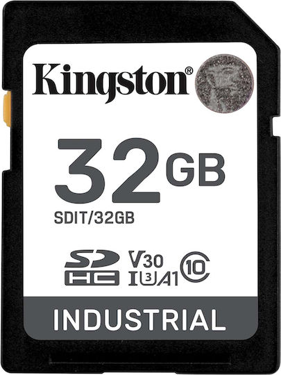 Kingston Industrial SDHC 32GB Class 10 U3 V10 A1 UHS-I